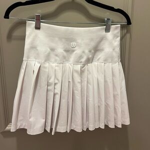 Wilson White Pleated Tennis Skirt